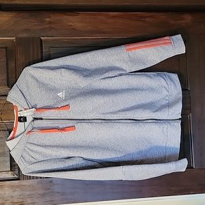 Grey adidas hoodie